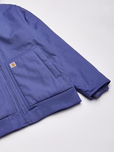 Фланелевое Стеганое одеяло Carhartt за момичета с цип Отпред С качулка Active Жск върху лигавицата На
