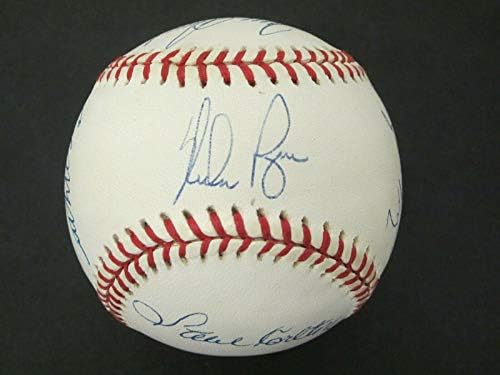 Нолан Райън Еърли Уин Siver + още 5, подписана от клуба 300 победи OAL Baseball JSA LOA Бейзболни топки с автографи