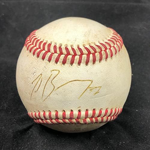 Джед Брадли подписа бейсбольное споразумение PSA /DNA Atlanta Braves с автограф - Бейзболни топки с автографи