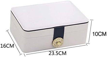 Кутии за Бижута LCJD Европейския Двойна Кутия За Съхранение на Бижута Обеци Ковчег за Бижута За Жени
