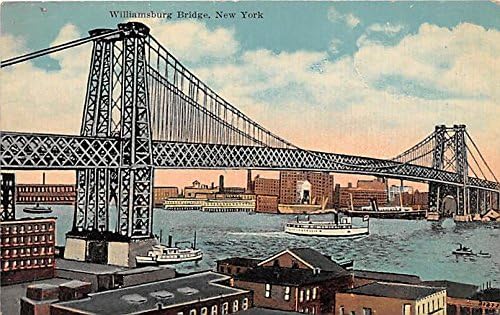 Уильямсбургский мост на пощенска Картичка от Ню Йорк