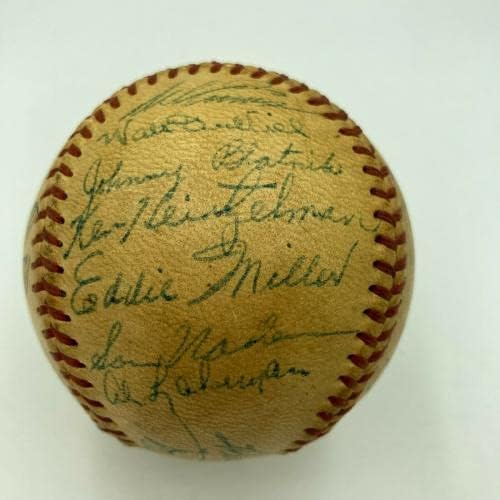 1948 Отбор Филаделфия Филис Подписа Официален договор с Националната лига на Фрика по бейзбол - Бейзболни топки с автографи
