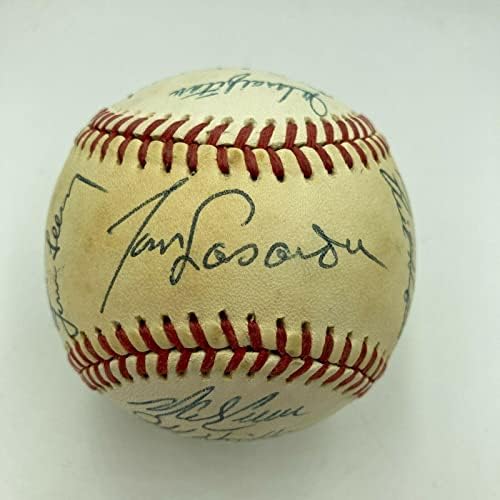 1987 Отбор Лос Анджелис Доджърс Подписа Официален договор с Националната Бейзболна лига - Бейзболни топки с Автографи