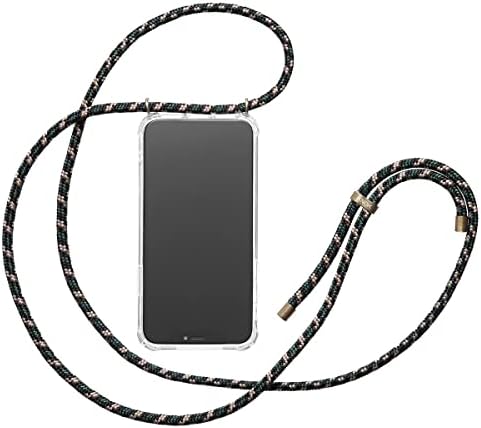 Калъф за телефон KNOK през рамо, съвместима с iPhone на Apple (iPhone 14) - Калъф от TPU с каишка, притежател на мобилен телефон на врата,