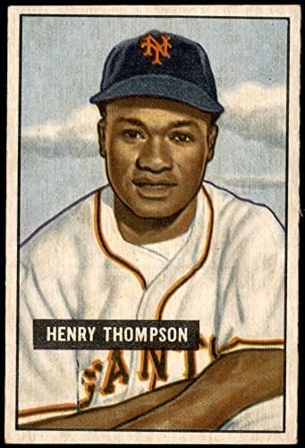 1951 Боуман # 89 Ханк Томпсън Ню Йорк Джайентс (Бейзболна картичка) EX/MT Джайънтс