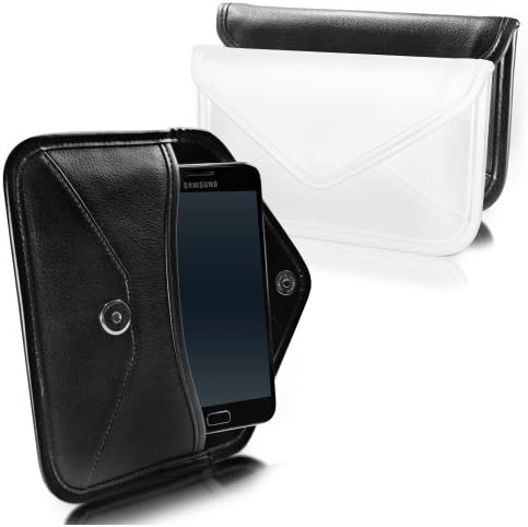 Калъф BoxWave, който е Съвместим с Sony Xperia Z3 (Case by BoxWave) - Луксозни Кожена чанта-месинджър, дизайн своята практика-плик от