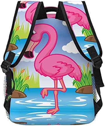 Розово Фламинго Училищните Компютърни Раници Чанта За Книги За Момчета И Момичета, Пътуване, Туризъм И Къмпинг Раница