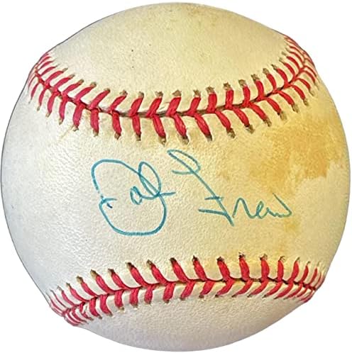 Джон Франко С Автограф от Официалния представител на Националната лига Бейзбол - Бейзболни топки с Автографи
