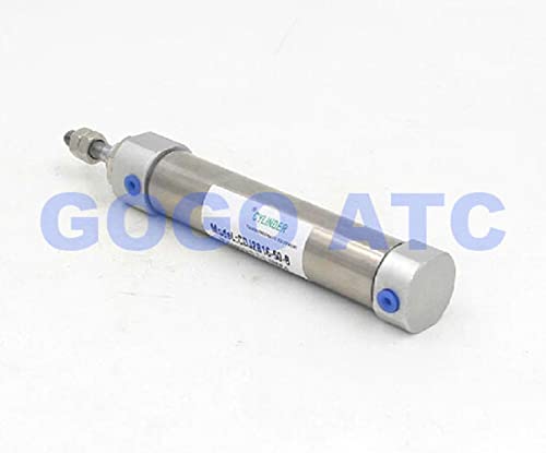 Цилиндър От неръждаема стомана, Малки газови бутилки с диаметър 16 мм Ход на 35 мм CDJ2B16-35-B Пневматичен Цилиндър с двойно действие