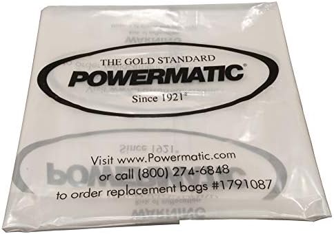 Торбички за събиране на 20-инчов прозрачна пластмаса Powermatic (1791087)