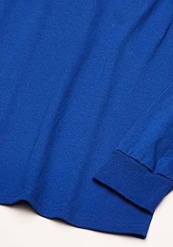 Набор от мъжките тениски с дълъг ръкав Hanes Essentials, Памучни тениски с кръгло деколте, 4 опаковки