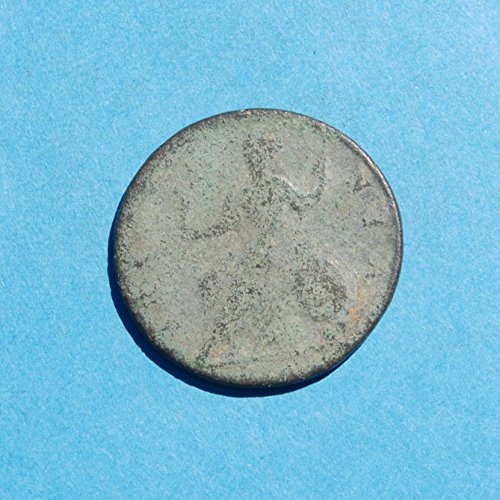 От 1729 по 1754 година Монета Фартинг във Великобритания - Георг II Добри детайли