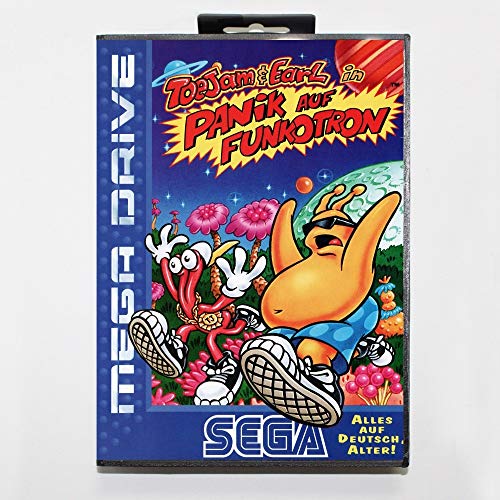 ROMGame Toe Jam и Earl 2 De 16 Битова Детска карта на Sega Md С търговия на Дребно Кутия За Sega Mega Drive За Genesis