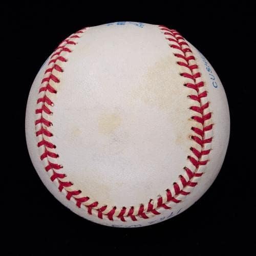 Уникален Джони Миз 1952 W. S. MVP Подписа OAL Baseball JSA COA QQ51236 - Бейзболни топки с автографи