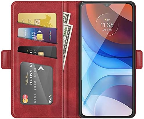 Чанта-портфейл HualuBro OnePlus Nord CE 2 5G от висококачествена Изкуствена кожа Магнитна Противоударная Поставка за целия корпус, Панти калъф-книжка с държач за карти за теле?