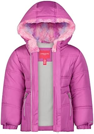 Зимно палто с качулка за малки момичета ЛОНДОНСКАТА МЪГЛА И Превръзка на главата, В тон