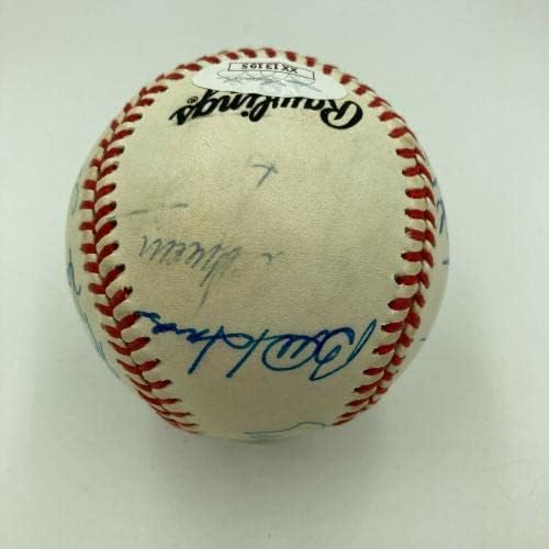 1969 Бейзбол екип на Чикаго Къбс Подписа договор с Ърни Бэнксом и Били Уильямсом JSA COA - Бейзболни топки с автографи