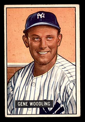 1951 Боуман # 219 Джин Вудлинг Ню Йорк Янкис (Бейзболна картичка) ТНА Янкис