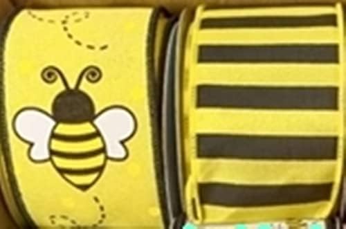 Лентата за пчелите | 2 Ролка | Тел 2.5 X 10 ярда Всеки | Съраунд Комплект Летни Венци