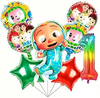 Балони Babymelon, 8 бр. Балони балони за украса на парти по случай рождения Ден (на 1 година)