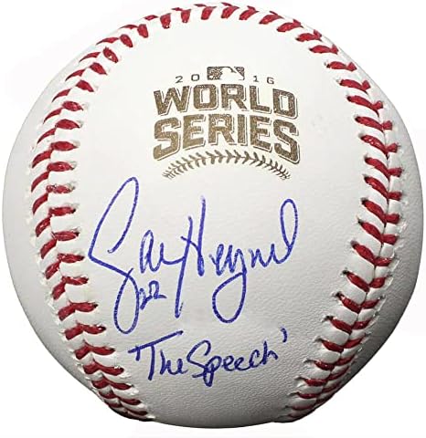 Джейсън Хейуърд е подписал Официален договор Роулингса на Световната серия серии с Реч - Бейзболни топки с автографи