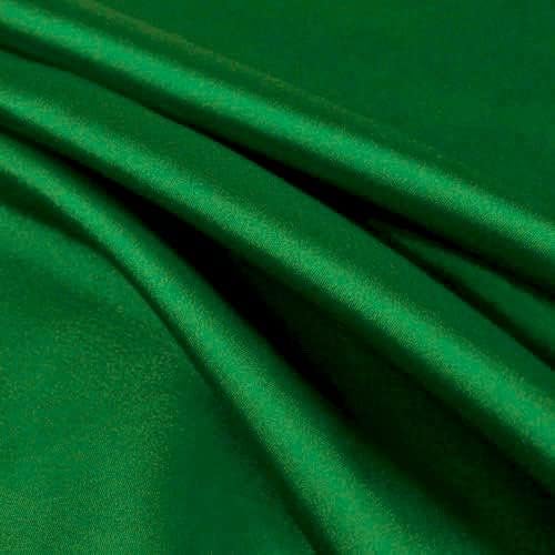 Сатен Плат Шармез от изкуствена Коприна цвят Пейтън Зелен цвят с Минимална Еластичност Двор - 10017