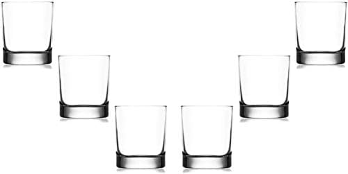 4470 - Чаши за сок без крака 10,25 унция, Модерен комплект от стъклени чаши (6) – ZA13